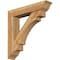 Ekena Millwork Merced Traditional Rough Sawn Bracket w/ Offset Brace, Western Red Cedar, 8"W x 40"D x 40"H BKT0806X40X40MRC01RWR - alternate 1